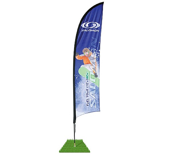 WF-SXS-R - 7' Shark Fin Wind Flag