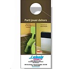 DH3/020-4CP - .020 White Vinyl Door Or Shower Hangers