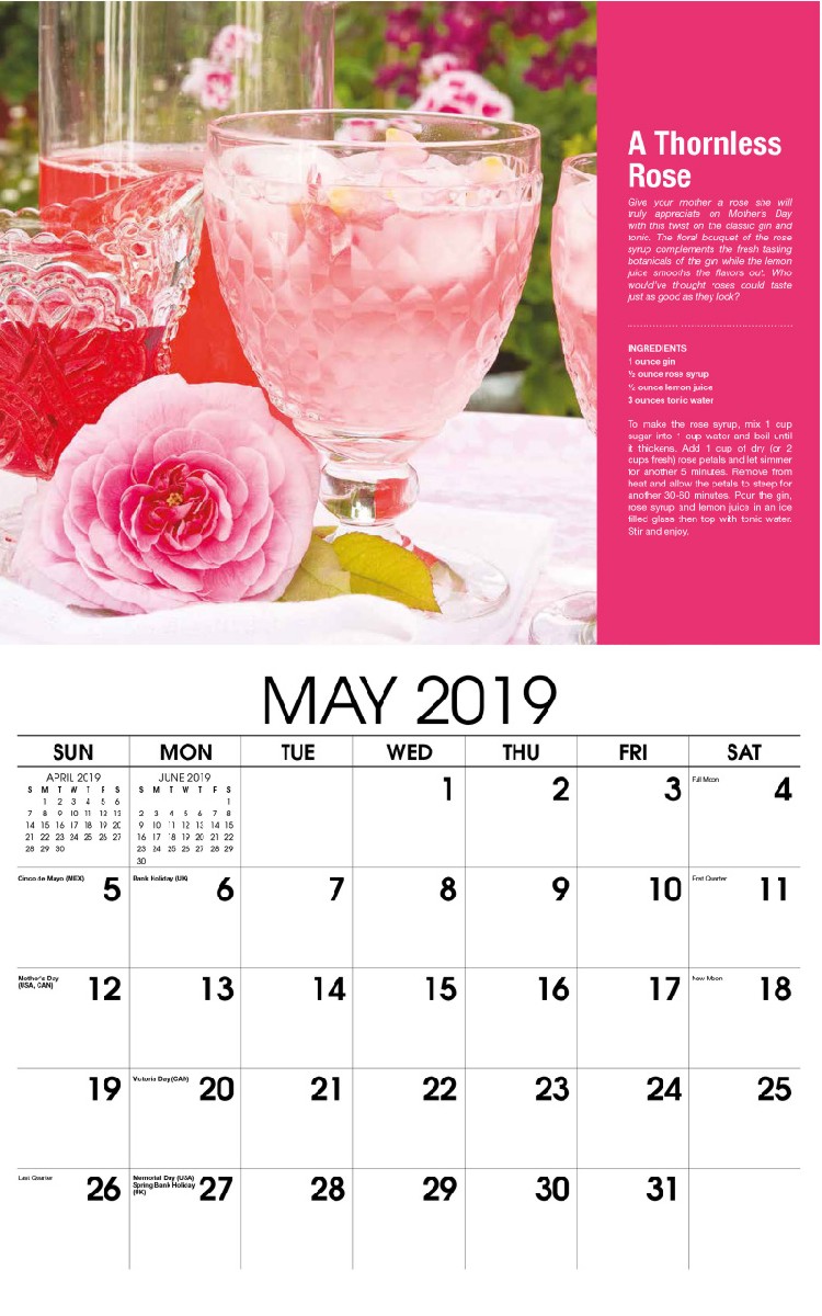 Happy Hour Calendar - May