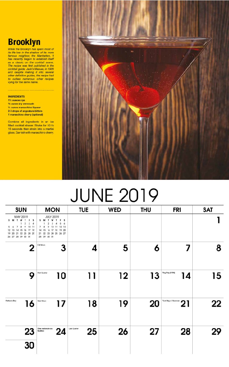 Happy Hour Calendar - June