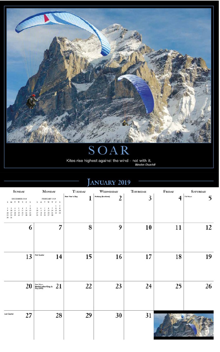Motivation Calendar - January