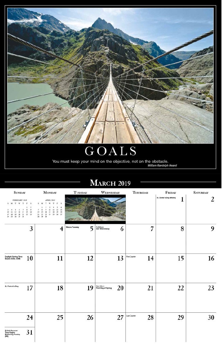 Motivation Calendar - March