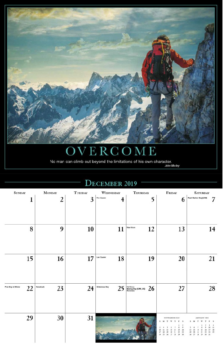 Motivation Calendar - December