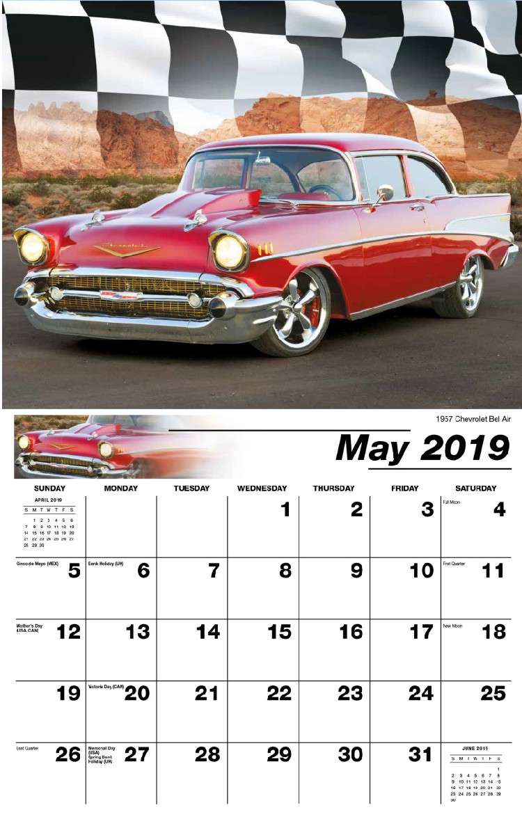 Road Warriors Calendar - May