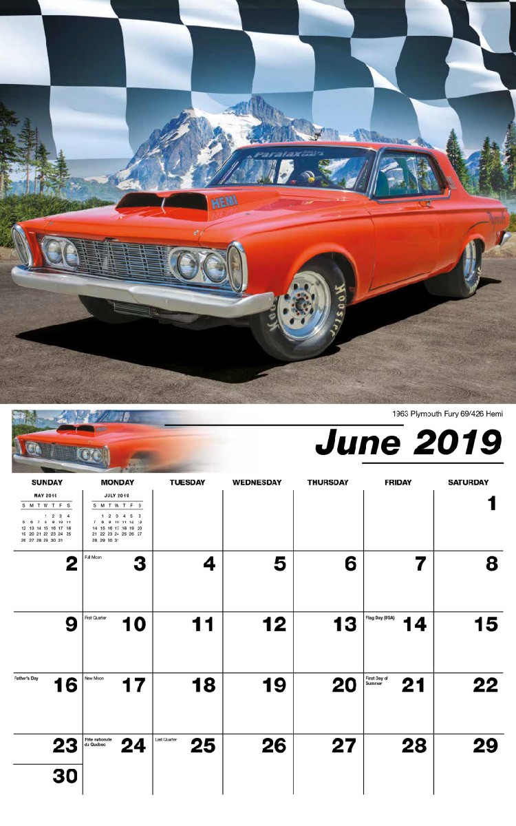 Road Warriors Calendar - June