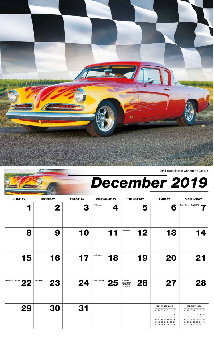 Road Warriors Calendar - December