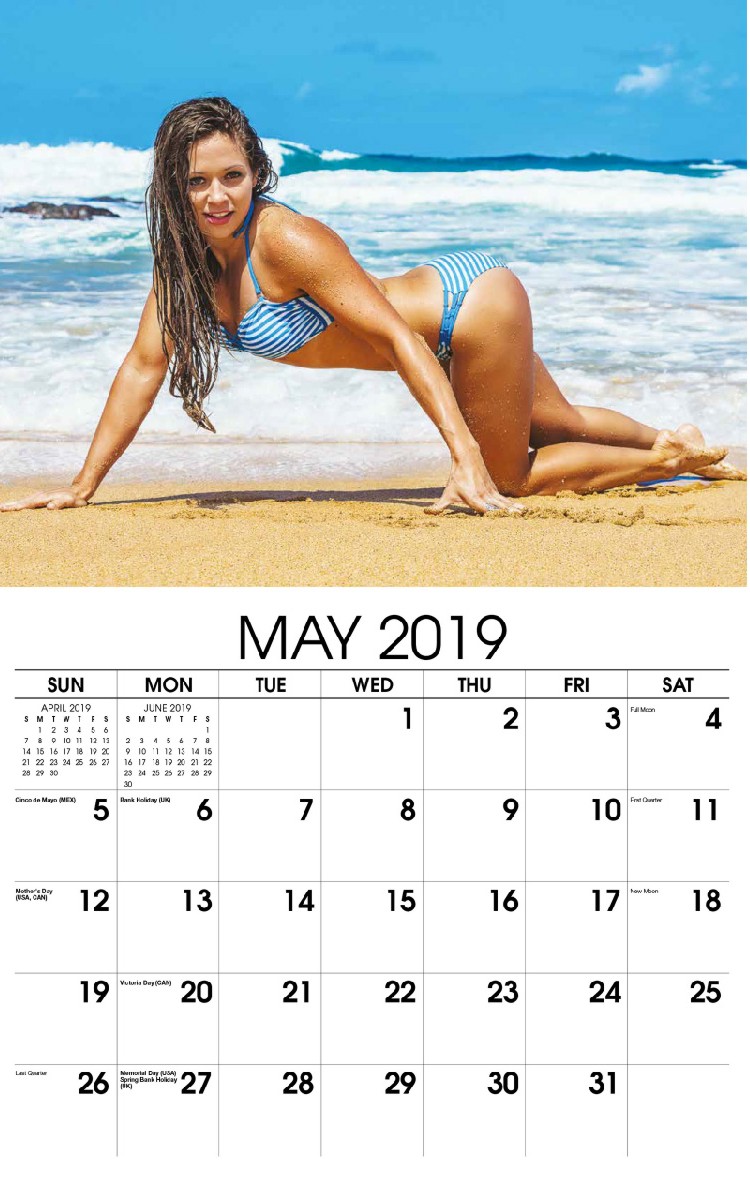 Swimsuits Calendar - May