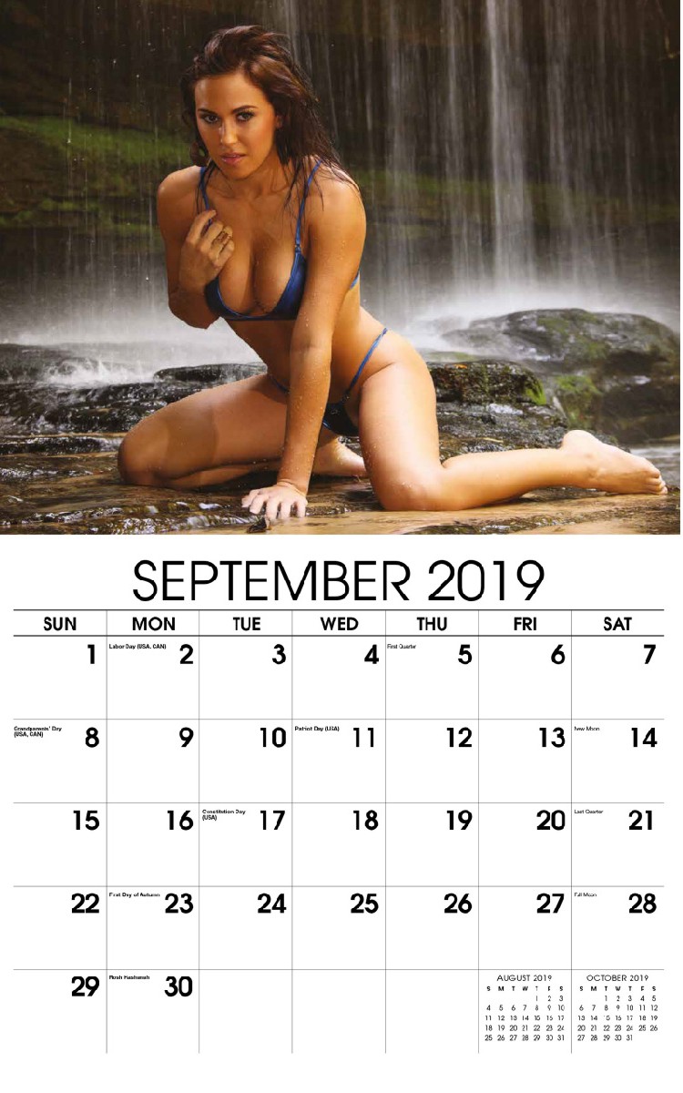 Swimsuits Calendar - September