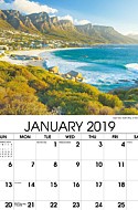 Sun, Sand and Surf Wall Calendar - January