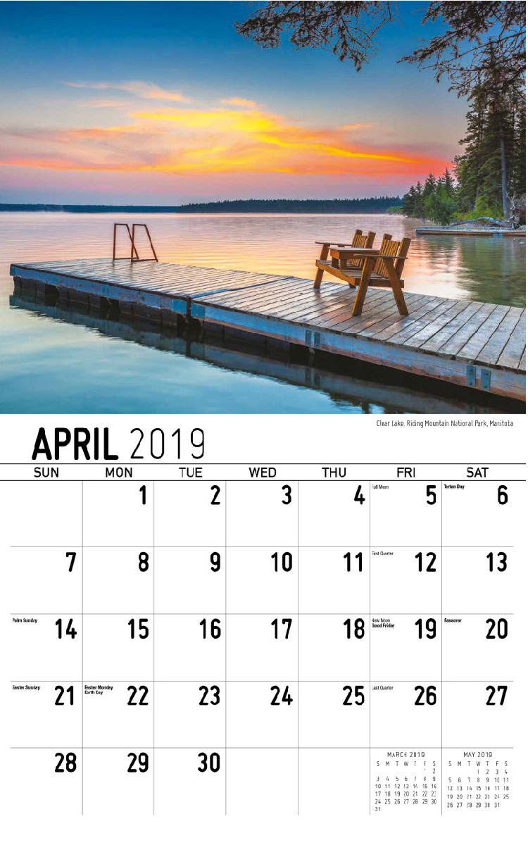 Scenes of Western Canada - April
