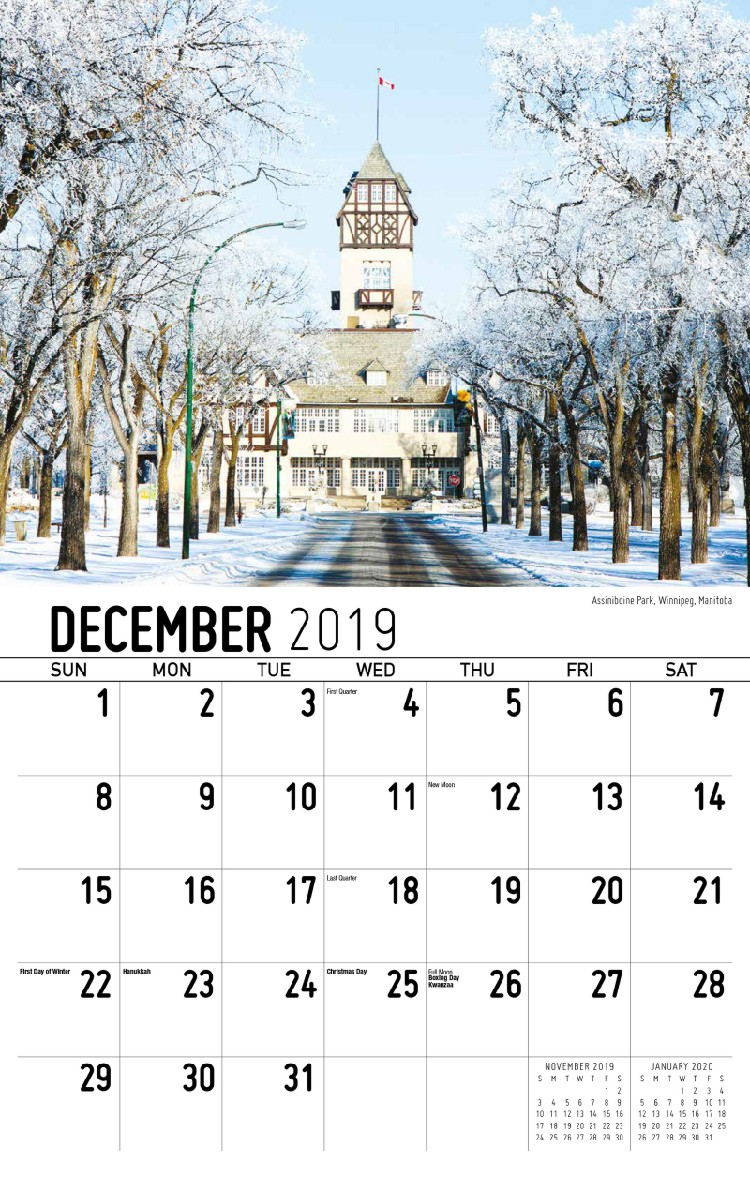 Scenes of Western Canada - December
