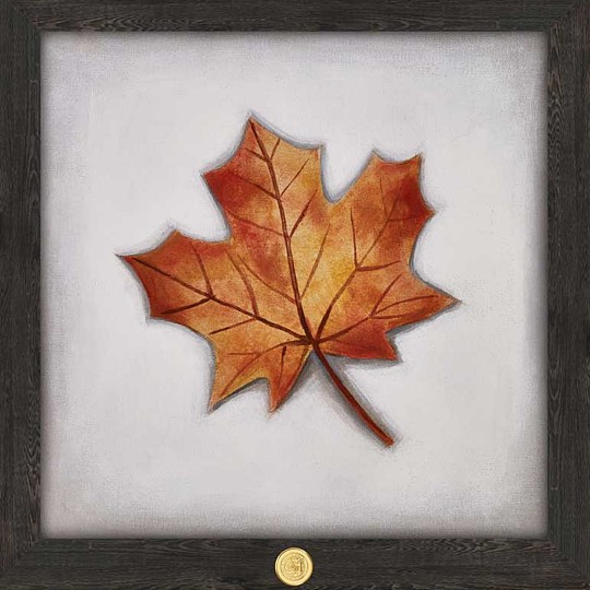 9929593-G - Art Print "Red Maple Leaf"