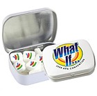 300-ISM - Domed Tin Imprinted Square Mints