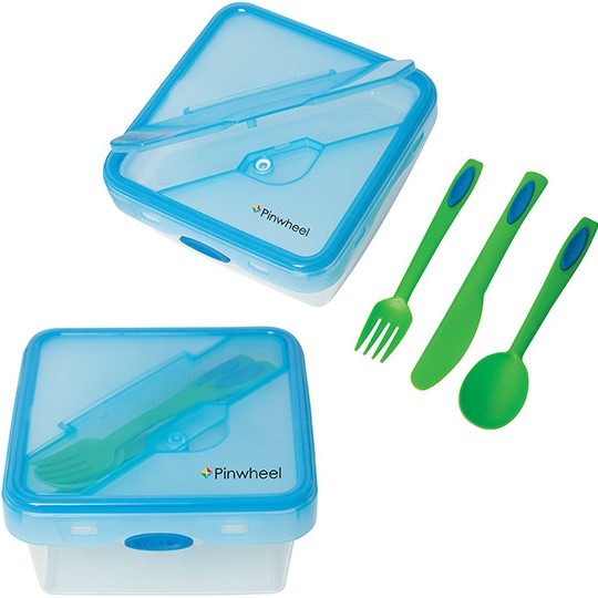 KP9121 - ALBERTAN Lunch Container with Cutlery