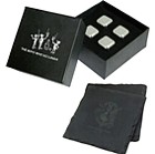 Coasters and Ice Cubes Gift Box