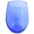 Veranda Blue 15 oz Stemless Wine Colored Glass