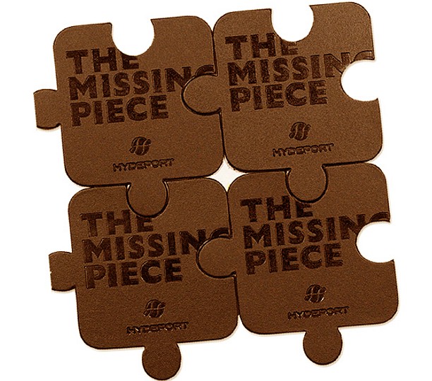 L4GS5663-60-3 - The Missing Piece Set of 4 Brown