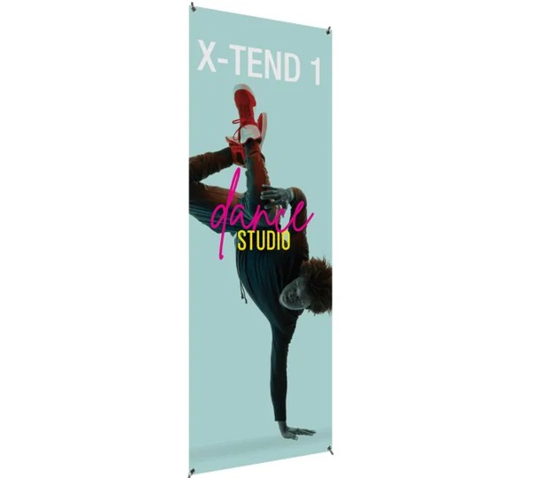 X-TEND-1 - Spring Back Banner Stand
