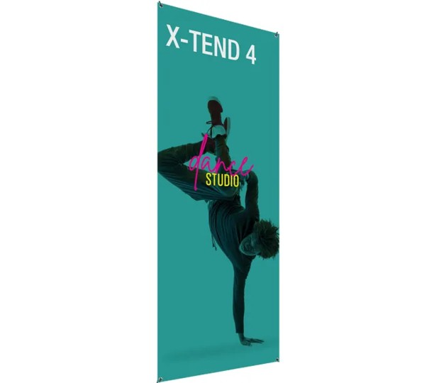 Spring Back Banner Stand X-TEND-4