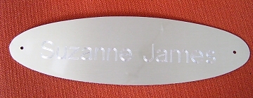 Engraved Plastic Door Plates