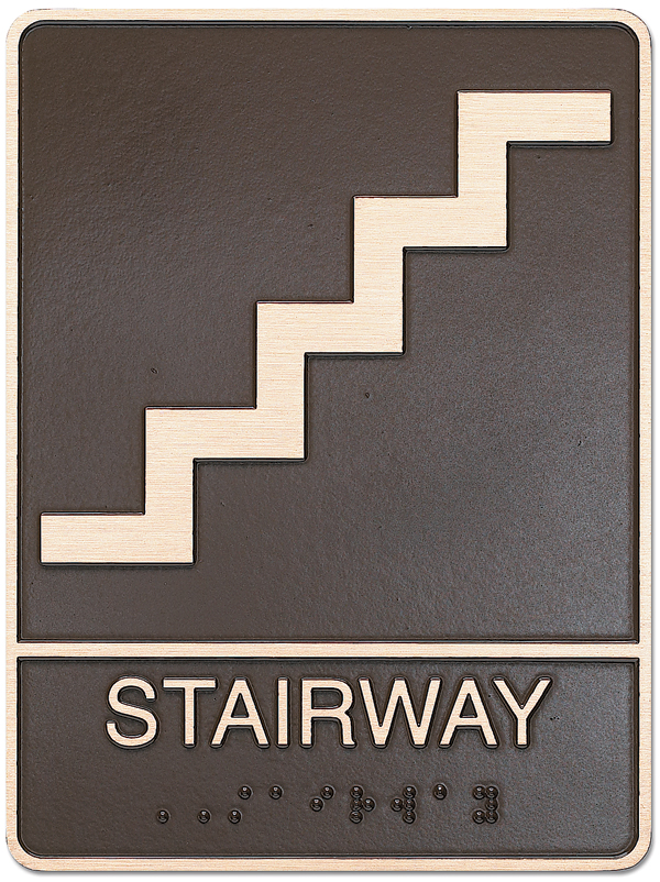ADA Stairway Sign