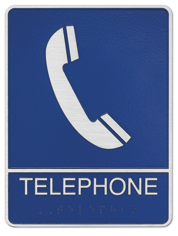ADA Telephone Sign