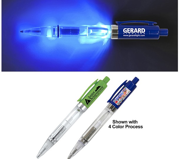 Light Up Pen with BLUE Colour LED