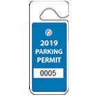 2.75" x 6.5" - Parking Permit Hanger