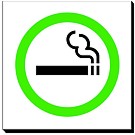 AA-502 - Symbol Signs - Smoking Allowed