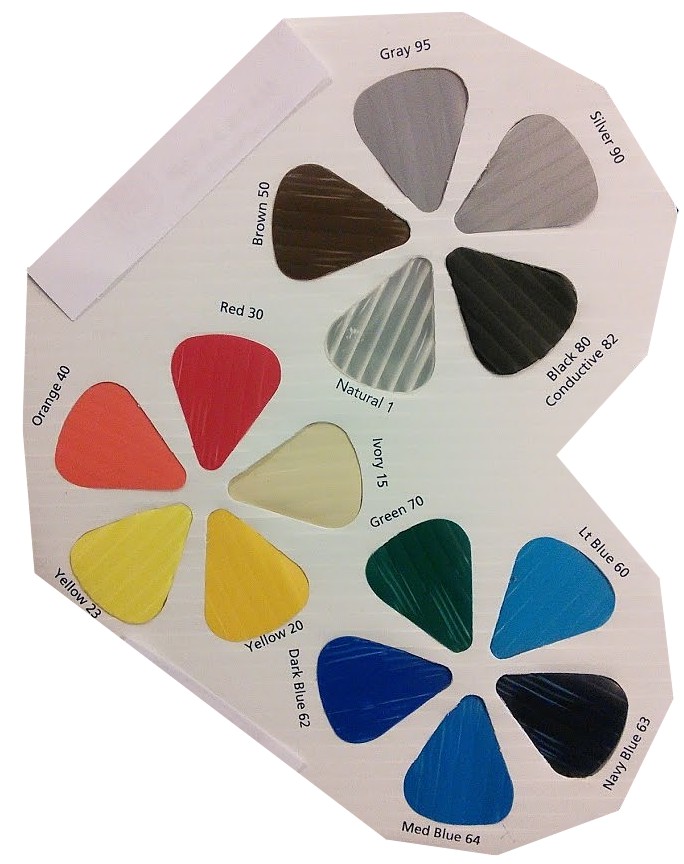Coroplast Sheets Colour Chart