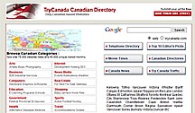 TryCanada Web Page
