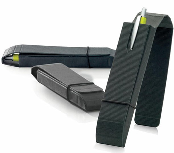 B242 - Black Fold-over Pen Box - Single