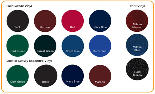 Vinyl Colour Chart