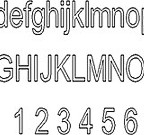 Engraving  Arial Classic Font