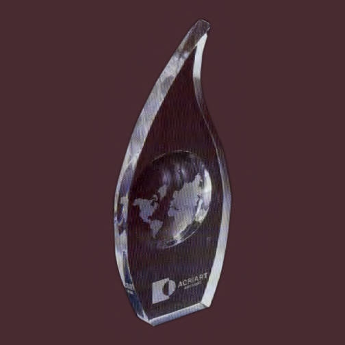 Flame with dome