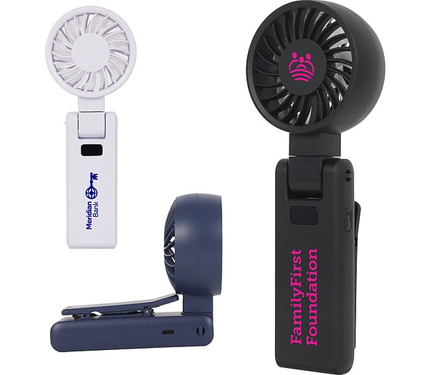 Purl High Speed Rotatable Handheld Fan With Clip