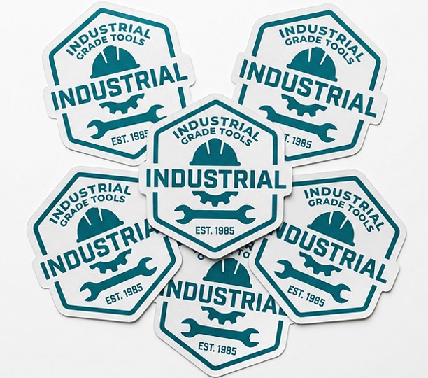 Custom Shape Screen-printed Reflective Vinyl Decals