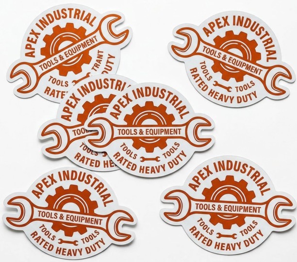 Screen-printed Reflective Custom Vinyl Decals