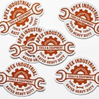 Screen-printed Reflective Custom Vinyl Decals