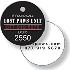 Custom Printed Plastic Key Tags
