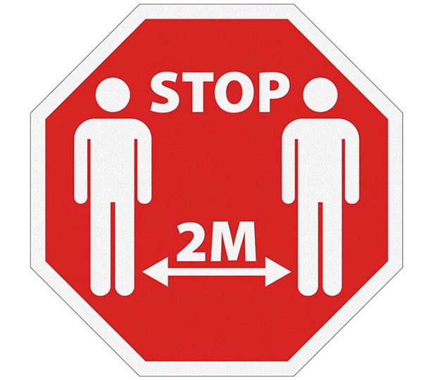 Anti-Slip Floor Graphics Octagon