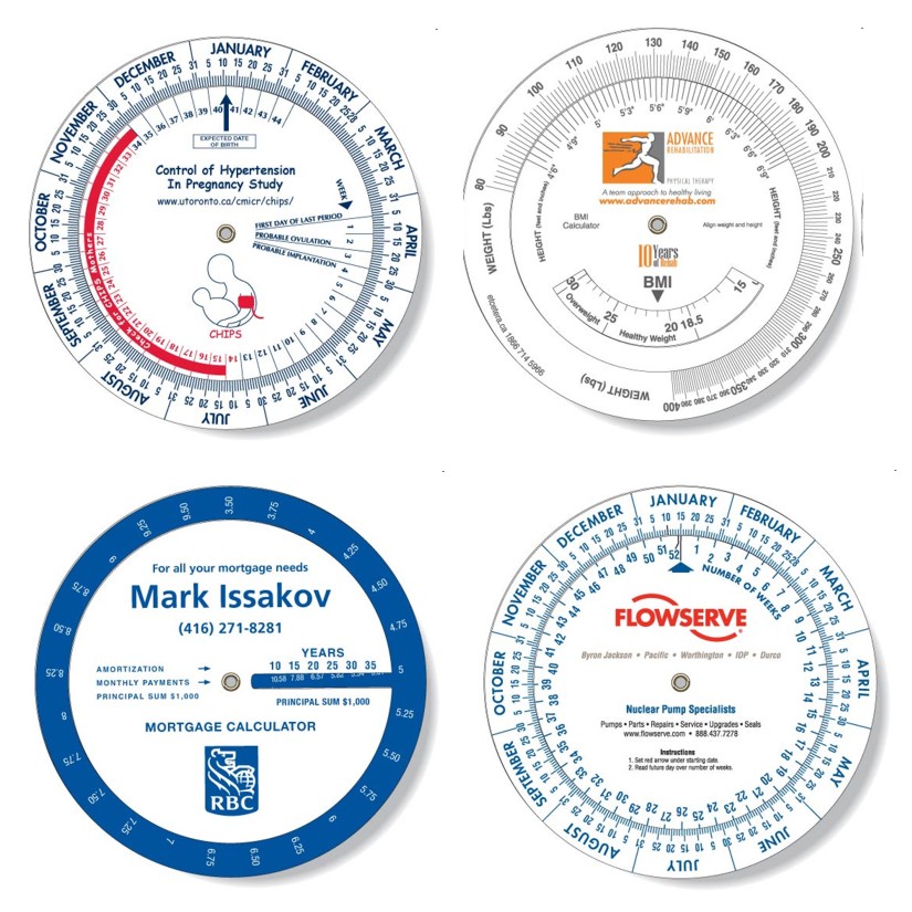 Printed Plastic Wheel Calculators - Wheel Spacer Calculators