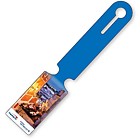 White Vinyl Plastic Econo Luggage Tag