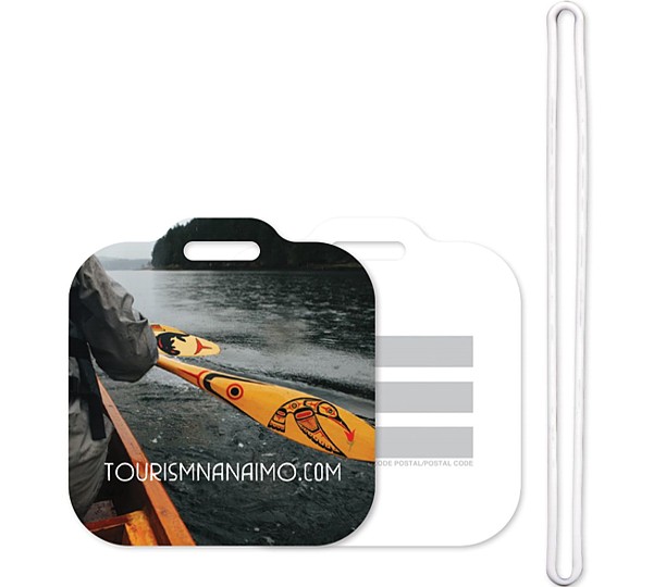 Luggage Tag with Write-On Back ID Panels 