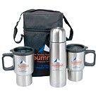 0935 - Stainless steel thermal trio in travel bag