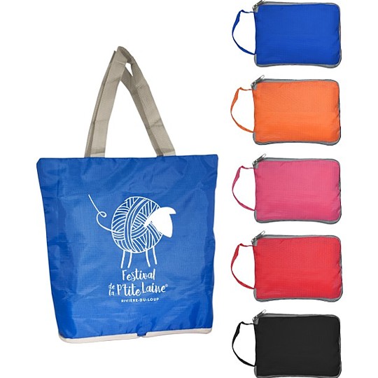 Lightweight Water Resistant Reusable Foldable Tote Bag