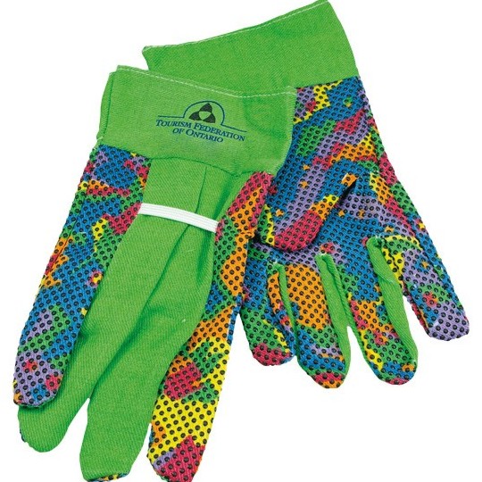 Multi-colored Cotton Work Gloves