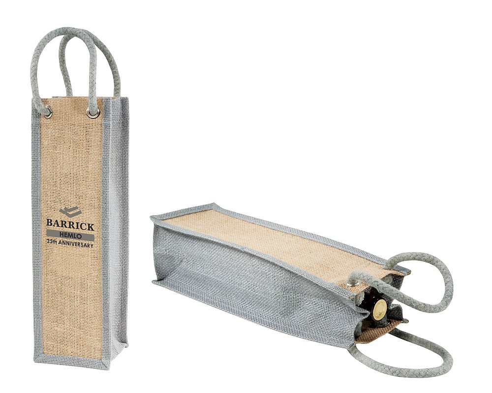 BAG-1151 - Jute Wine Bottle Carrier
