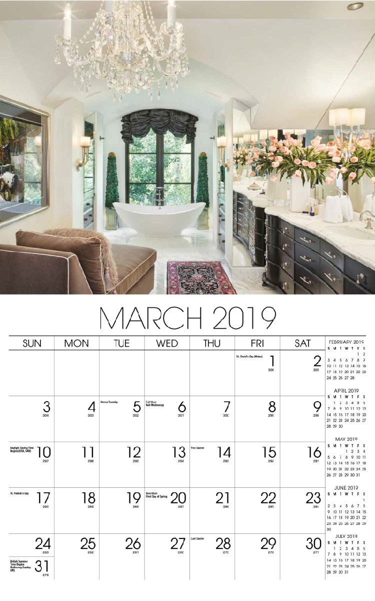 Decor & Design Calendar - March