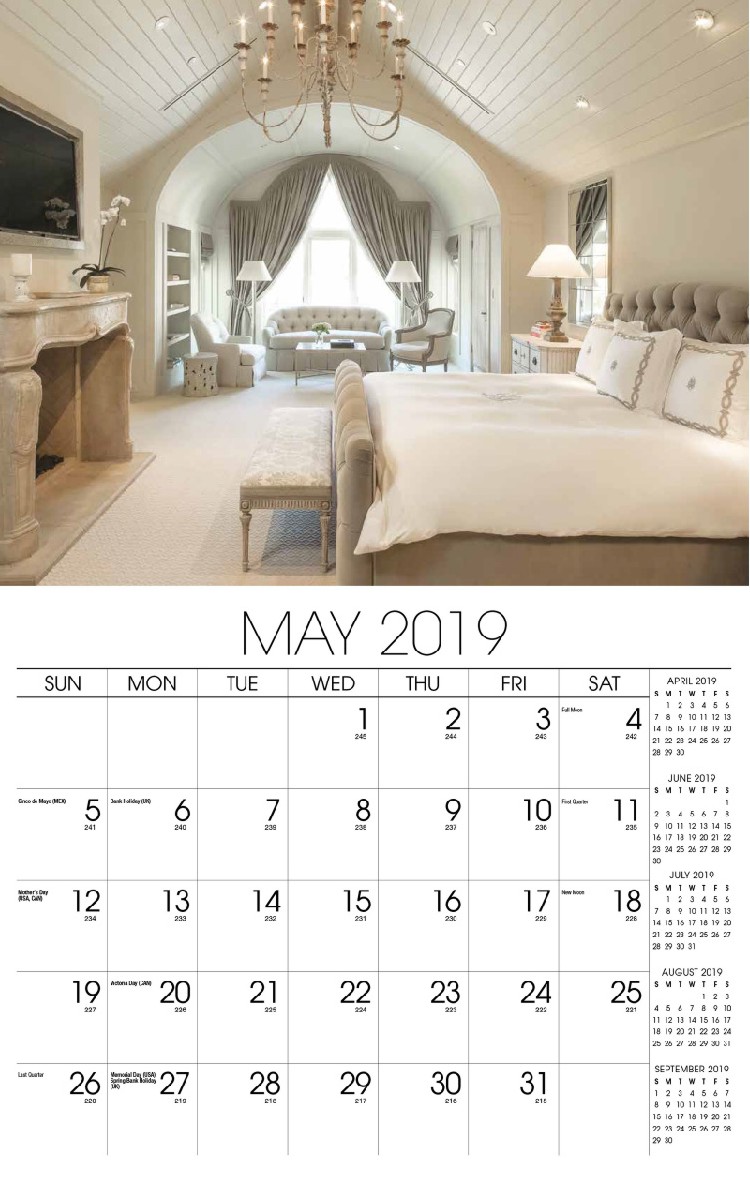 Decor & Design Calendar - May